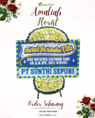 Papan Bunga Duka di Bitung Tengah